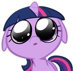  alpha_channel amazing awe big_eyes briskby bug_eyed cute daww equine female feral friendship_is_magic horn looking_at_viewer mammal my_little_pony o_o omg plain_background solo transparent_background twilight_sparkle_(mlp) unicorn wow 