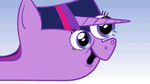  blue_eyes equine female fluttershy_(mlp) friendship_is_magic hair horn horse hotdiggedydemon humor long_hair mammal my_little_pony open_mouth pink_hair pony purple_eyes purple_hair short_hair twilight_sparkle_(mlp) two_tone_hair unicorn what 