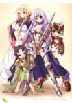  annelotte armor cleavage dress elf huit maid mirim queen&#039;s_blade queen&#039;s_blade_rebellion sword thighhighs tsurugi_hagane vingt wings 