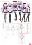  11eyes character_design hagiwara_onsen momono_shiori seifuku thighhighs 