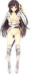  absurdres armor blush breasts brown_hair full_body hair_ribbon highres koikishi_purely_kiss long_hair nipples no_pussy nude one_side_up ribbon shidou_mana small_breasts smile solo standing sword transparent_background very_long_hair weapon yuuki_hagure 