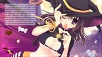  calendar cleavage halloween hazumi_rio wallpaper witch 