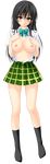  breasts kotegawa_yui nipples open_shirt to_love_ru transparent_png vector_trace 