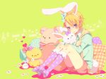  animal_ears bunny_ears kurusu_shou male uta_no_prince_sama utaoka_(23com) 