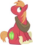  alpha_channel big_macintosh_(mlp) cutie_mark equine feral friendship_is_magic green_eyes hooves horse male mammal maximillianveers my_little_pony plain_background pony solo transparent_background yoke 