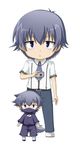  baka_to_test_to_shoukanjuu chibi kuena male tsuchiya_kouta 