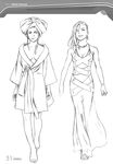  character_design monochrome naruse_ryouko range_murata shangri-la sketch 