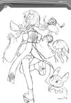  character_design ginna monochrome range_murata shangri-la sketch 