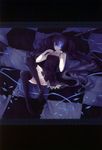  black_rock_shooter black_rock_shooter_(character) dhiea dress moe_shoujo_ryouiki thighhighs vocaloid world_is_mine_(vocaloid) 