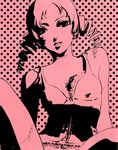  catherine_(character) catherine_(game) lingerie monochrome soejima_shigenori 