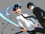  ao_no_exorcist male okumura_rin okumura_yukio to_riku 