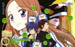  mawaru_penguindrum nishii_terumi penguin takakura_himari takakura_kanba takakura_shouma 