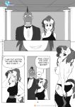 2019 anthro anthrofied blush breasts clothed clothing comic covering covering_breasts covering_self curly_hair cutie_mark dialogue dock dragon dress english_text equine eyes_closed eyeshadow female friendship_is_magic group hair hand_on_head hand_on_hip hi_res horn horse lipstick looking_back looking_down looking_up makeup male mammal multicolored_hair my_little_pony panties pia-sama pony rarity_(mlp) sharp_teeth side_boob size_difference slit_pupils smile spike_(mlp) suit sweat sweatdrop teeth text topless two_tone_hair underwear undressing unicorn vinyl_scratch_(mlp) 