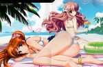  bikini color_gap crease fixme higa_yukari louise mahou_shoujo_lyrical_nanoha mahou_shoujo_lyrical_nanoha_strikers swimsuits takamachi_nanoha zero_no_tsukaima 