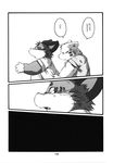  black_and_white chubby comic crying greyscale haru japanese_text male monochrome shinobu text translated translation_request unknown_species 
