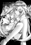  11eyes hayakawa_harui lisette_vertorre monochrome re:cruit thighhighs 