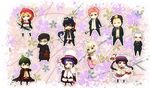  amaimon ao_no_exorcist chibi kamiki_izumo kirigakure_shura kuro_(ao_no_exorcist) megane mephisto_pheles miwa_konekomaru moriyama_shiemi nonomiya_musu okumura_rin okumura_yukio shima_renzou suguro_ryuji yukata 