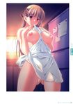  atelier_kaguya breasts kanzaki_asuka m&amp;m medorei naked_apron nipples pussy_juice wet 