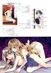  akira_(kaned_fools) charlotte_bronte heterochromia mary_clarissa_christie mizui_kaou naked_apron nipple_slip nipples shikkoku_no_sharnoth tenmaso yuri 