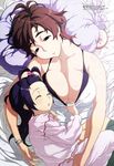  amaha_masane amaha_rihoko breasts cleavage duplicate sleeping sleepy tagme witchblade 