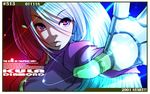 aqua_hair breasts falcoon gloves kula_diamond large_breasts lips long_hair purple_eyes snk solo the_king_of_fighters 