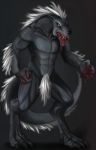  ashwyn_natharadas blood canid canine claws dungeons_&amp;_dragons fur lizardfolk mammal nude scales teeth thehades were werecanid werecanine werewolf 