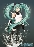  1girl anbu crossover hatsune_miku long_hair naruto solo vocaloid x-teal 