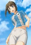  kimikiss sakino_asuka soccer tanaka_shoutarou wet_clothes 