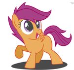  cute equine female feral friendship_is_magic horse mammal my_little_pony pegasus pony scootaloo_(mlp) solo txlegionnaire wings young 