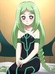  awa battle_spirits green_hair momose_kajitsu pink_eyes 