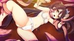  brown_eyes brown_hair erect_nipples game_cg tel-o tentacle_lord tentacles 