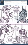  alicorn book comic crown equine eyewear female feral friendship_is_magic goggles horn horse mammal my_little_pony pony princess princess_celestia_(mlp) princess_luna_(mlp) promo rap royalty tumblr twilight_sparkle_(mlp) unicorn winged_unicorn wings wrestling 