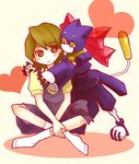  2girls medabots medarot medarots multiple_girls ribbon robot_girl 