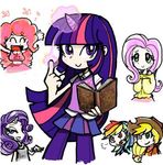  applejack fluttershy gijinka lowres my_little_pony my_little_pony_friendship_is_magic personification pinkie_pie pixiv rainbow_dash rarity sukaponta twilight_sparkle 