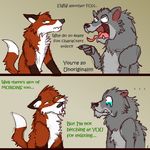  canine comic crying english_text fox green_eyes humor mammal some-art text the_truth wolf 