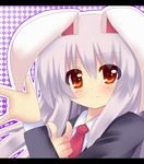  animal_ears bad_id bad_pixiv_id bunny_ears long_hair purple_hair red_eyes reisen_udongein_inaba shinekalta solo touhou 