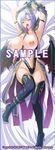  bdsm blue_hair bondage bound breasts dakimakura demon_girl erect_nipples horns huge_breasts kyonyuu_majo lactation mound_of_venus nipples sample succubus tail tenma_yuria thighhighs waffle wings 