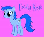  2011 blue commiecomrade english equine eyes female friendship frosty hair horse keys little magic mouth multi-colored my my_little_pony open pegasus pony tail wings 