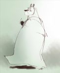  2010 anthro male mammal overweight overweight_male simple_background solo toukurou ursine 