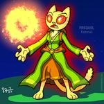  2011 feline female ferretface fire fireball katia_managan khajiit magic mammal oblivion prequel solo the_elder_scrolls the_elder_scrolls_iv:_oblivion video_games 