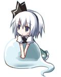  chibi dollar ghost hitodama konpaku_youmu konpaku_youmu_(ghost) lowres simple_background solo touhou white_background 