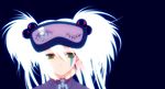  akio_(mememe) bad_id bad_pixiv_id facepaint goggles green_eyes karas long_hair one_eye_closed solo twintails white_hair yurine_(karas) zipper 