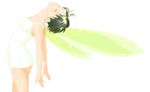  bad_id bad_pixiv_id closed_eyes fairy green_hair nanahime original solo wings 