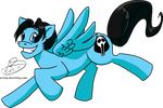  alpha_channel black_hair blue blue_body blue_eyes cutie_mark equine friendship_is_magic hair horse male mammal my_little_pony noah_&quot;the_spoony_one&quot;_antwiler pegasus plain_background ponification pony smile spoony tail the_spoony_experiment transparent_background wings 