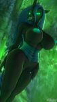  2019 3d_(artwork) anthro big_breasts breasts candy changeling digital_media_(artwork) doctor-sfm erect_nipples fangs female food friendship_is_magic glowing glowing_eyes half-closed_eyes horn lollipop looking_at_viewer my_little_pony nipples open_mouth pussy queen_chrysalis_(mlp) saliva solo source_filmmaker tongue tongue_out 