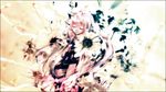  blonde_hair closed_eyes flower highres ia_(vocaloid) long_hair meola open_mouth solo very_long_hair vocaloid 
