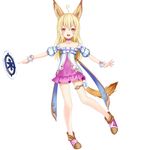  animal_ears blonde_hair red_eyes setona_(daice) solo tail tera_online 