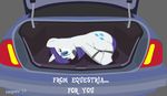  bound car car_trunk cutie_mark english_text equine female feral friendship_is_magic fur horn kidnapped mammal my_little_pony negasy rarity_(mlp) solo text unicorn white_fur 