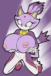  animal_ears anthro big_breasts blaze_the_cat breast_fondling breasts camel_toe cat feline female fondling hair huge_breasts mammal nipples sega sonic_(series) tail two_tone_hair vkyrie 