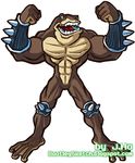  abs amazing amphibian anthro armor battletoads biceps clothed clothing flexing half-dressed male muscles mutant pecs pimple pimple_(battletoads) pose solo toad topless video_games 
